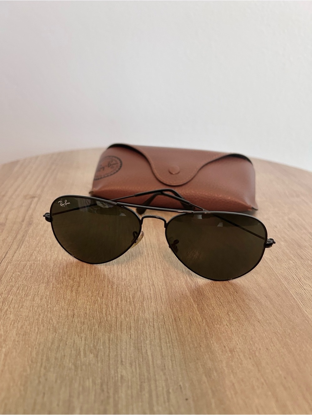 Ray-Ban Large Aviator Black Sunglasses